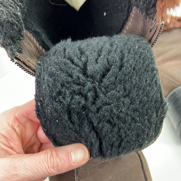 Sorel Women's Block Heel Brown Suede Winter Boots - Picture 11 of 13